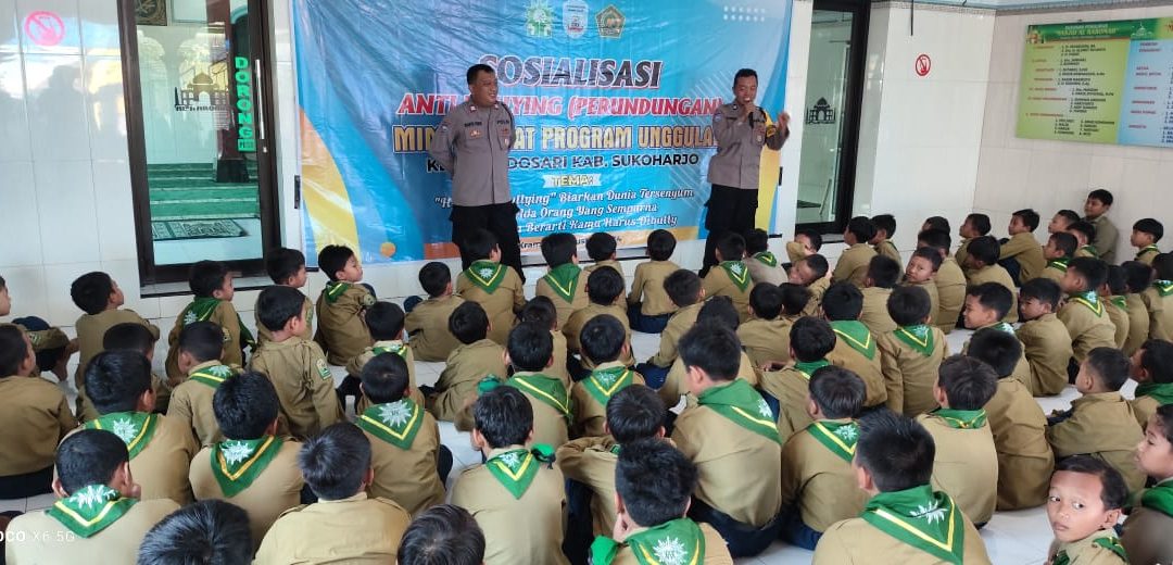 Polsek Bendosari Gelar Sosialisasi Anti-Bullying di MI Muhammadiyah Kramat: Berharap Tidak Ada Lagi Kasus Bullying di Sekolah